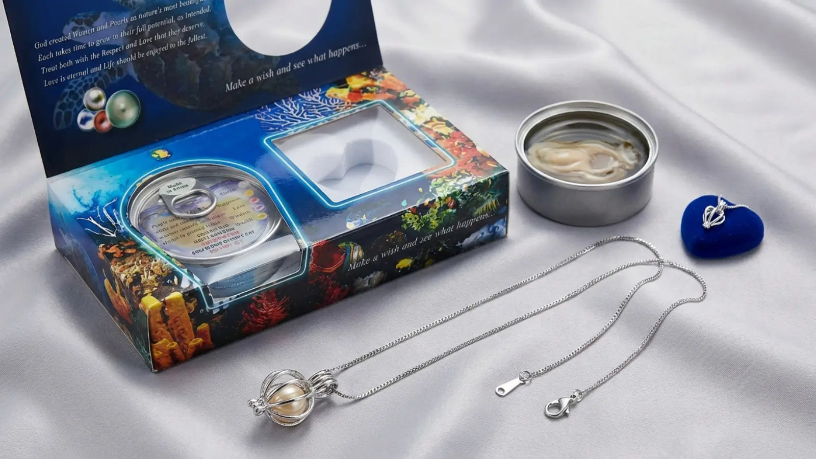 Coffret Perle Magique – Collier Perle Surprise Cadeau Romantique